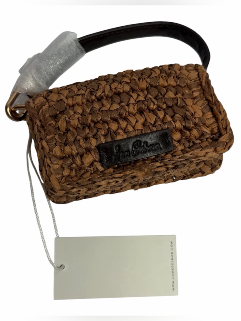 Sam Edelman Lynn Dark Brown Mini Wallet Card Holder NWT